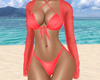 Beach Bikini red