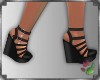 *J* Black Sandal Wedge H