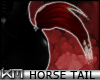 +KM+ Horse Tail Dark Red