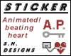 AP Heart Sticker