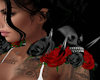 Skull/Rose Shoulder L(F)