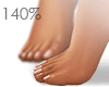 Feet Scaler 140%