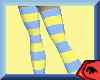 Blue and Yellow Socks