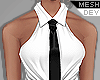 MESH~Vest shirt + tie