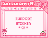 70k support sticker