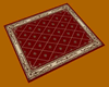 Library red Rug