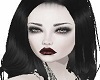 Models Black Gown Sexy Straight Black Hair Vampire Halloween