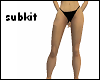 Curvy Stg Bikini Blk {B}