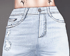 金 Ripped Cargo Jeans