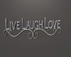 live love laughter wall