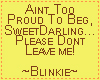 Aint2Proud Blinkie Stick