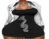 Black/ Snakeskin Jacket