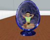 Blue Egg Chair