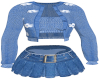 Suzie 3Pc Blue Outfit