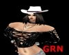 *GRN*Cowgirl Hat*Black h