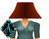 Ama{Lamp Shade red