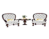 Gold rose chairs