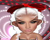Kavika white red bow