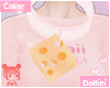 ! Pink Cheese Collar