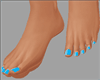 Baby Blue Pedicure