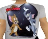 Tom and Jerry Gray Tee