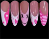 Pink Happy Nails