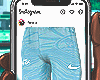 NK X Corteiz aqua Pants