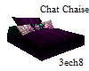 Purple Chat Chaise