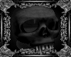 black skull chair