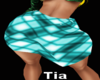 xtra  Teal  Skirt 