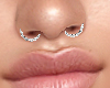 Diamond Nose piercing