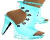 *F70 Teal Open Boots
