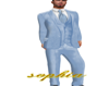 ice blue suit