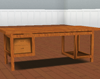 Wood desk for comp