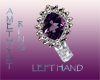 (IKY2) AMETHYST L/H RING