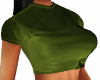 Green Busty Crop Top