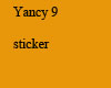 Yancy 9
