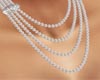 *C*white pearls necklace