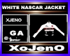 WHITE NASCAR JACKET