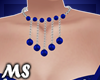 MS Glamour Necklace Blue