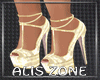 [AZ] Neck Sexy Gold Shoe