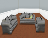 (BL) couch set