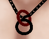 NeckRing BlackRed (M).