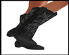 [MM] Cowboy Boots Black