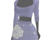 Lilac Flower Dress DQJ 2