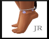 [JR] Amethyst Anklet