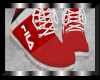  red sneakers
