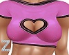 Z- My Heart Top Pink