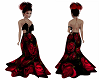 Red Rose Valentine Dress