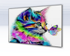 abstract cat art 3